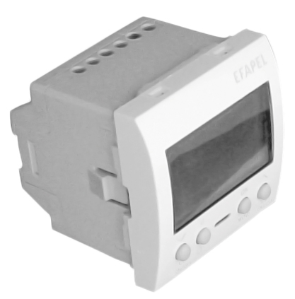 Interruptor Horario Digital de 2 Circuitos - 2 Módulos