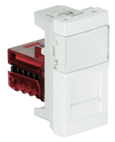 Module with 1 RJ45 Cat. 6 UTP Connector (250 MHz) - 1 Module
